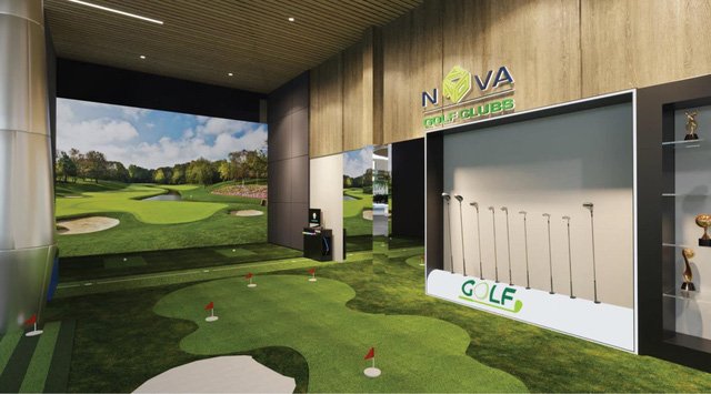 Khu vực giới thiệu các sân golf chuẩn quốc tế - Nova Golf Clubs 