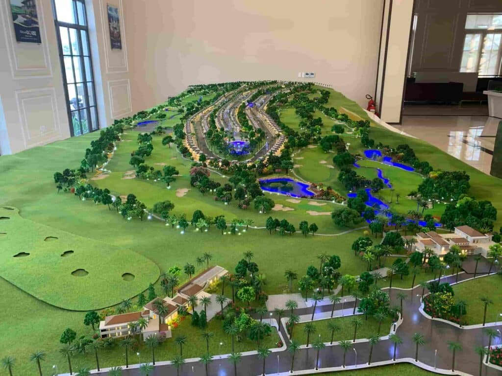  Mô hình sân golf rộng lớn đạt tiêu chuẩn quốc tế thuộc PAG Golf Villas Novaworld Phan Thiết 